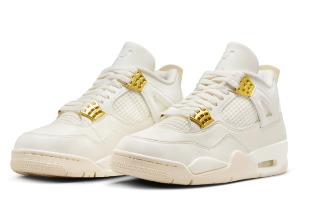 Air Jordan 4 Retro 'Metallic Gold' (Women's) – AQ9129-170
