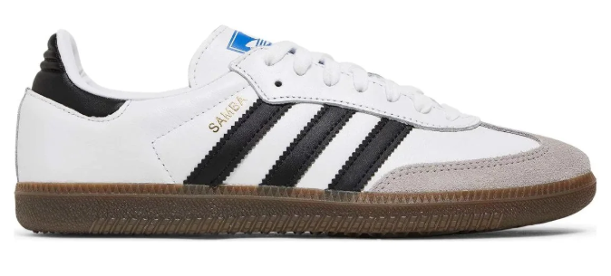 adidas Women's Sambae 'Cloud White/Core Black/Gold Metallic'
