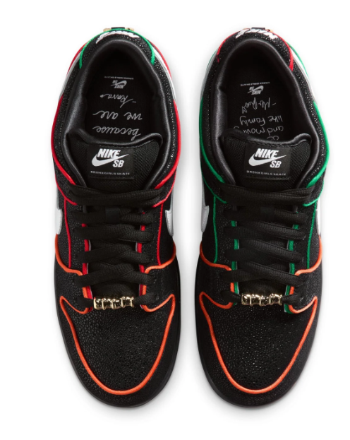 Nike SB Dunk Low Pro QS 'Black/White/Challenge Red' HV1664-001