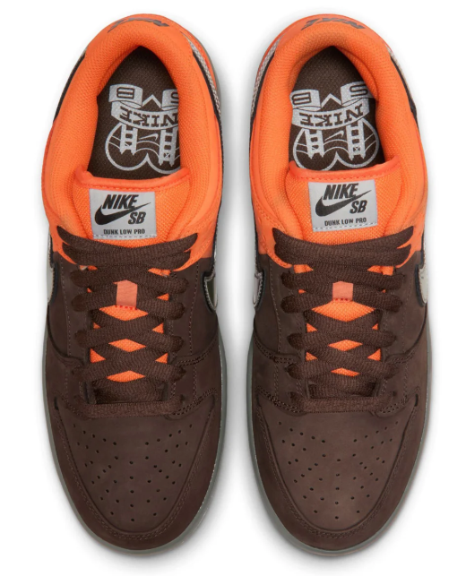 Nike SB Dunk Low Pro 'Muni Fast Pass' Safety Orange/Wolf Grey/Baroque Brown