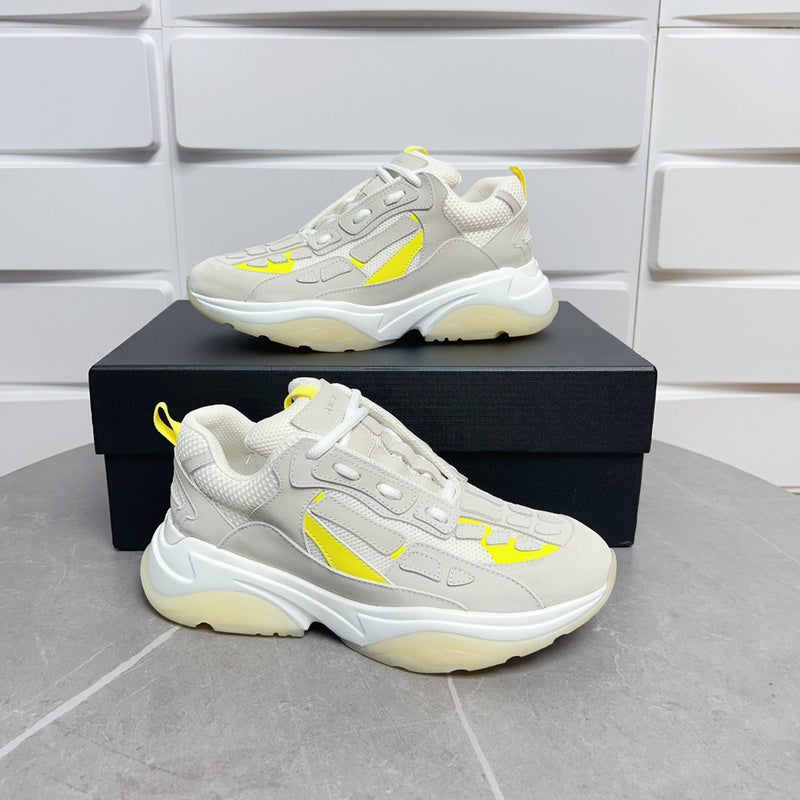 Amiri Leather Sneakers PKM0106 — Brand New