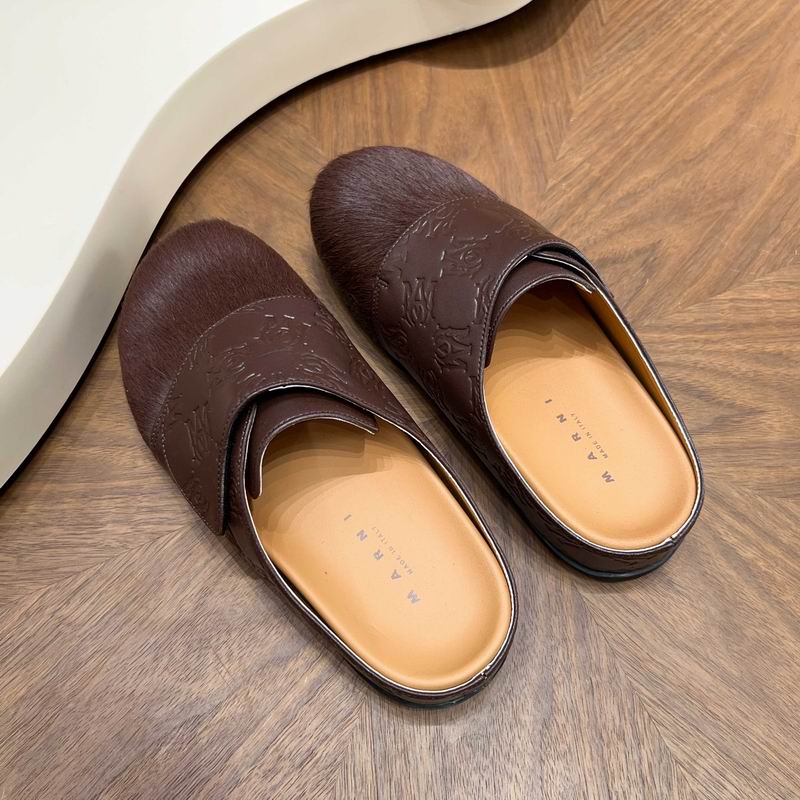 AMIRI Pony Hair Mule — Texture-Forward Luxury
