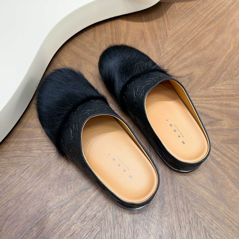 AMIRI Pony Hair Mule — Rich Texture, Refined Silhouette