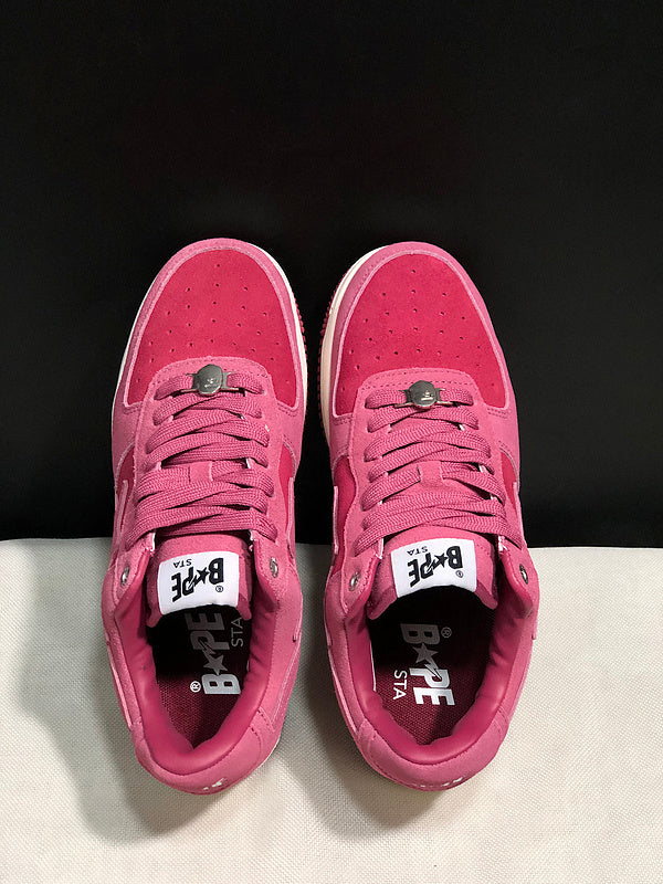 BAPE STA Low 'Triple White' Sneakers