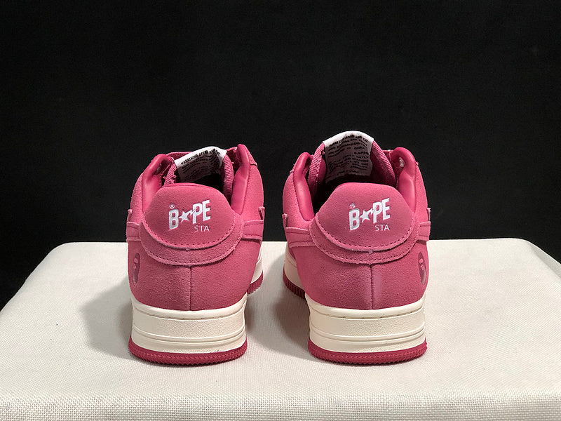 BAPE STA Low 'Triple White' Sneakers