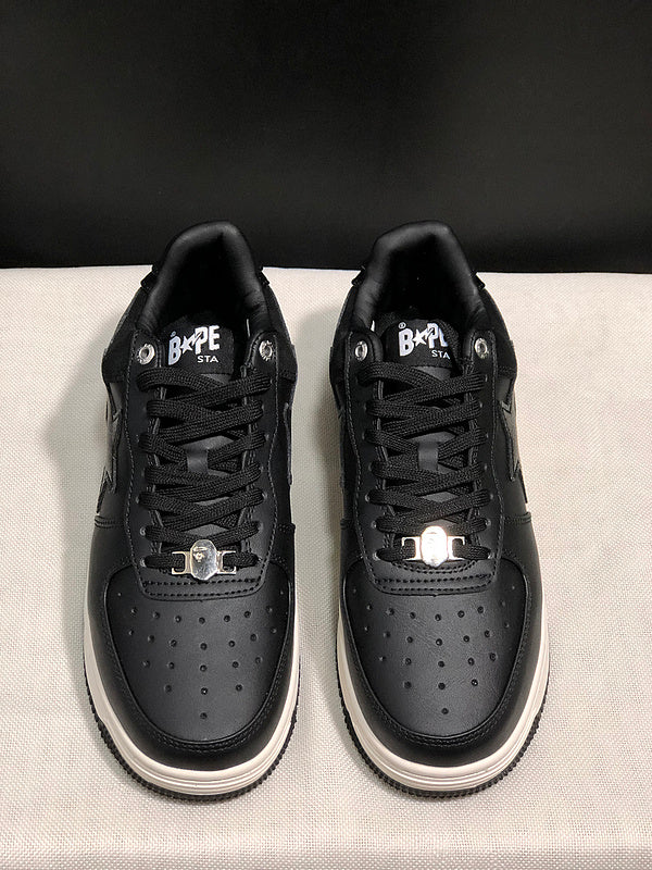BAPE STA Low 'Triple Black' Sneakers