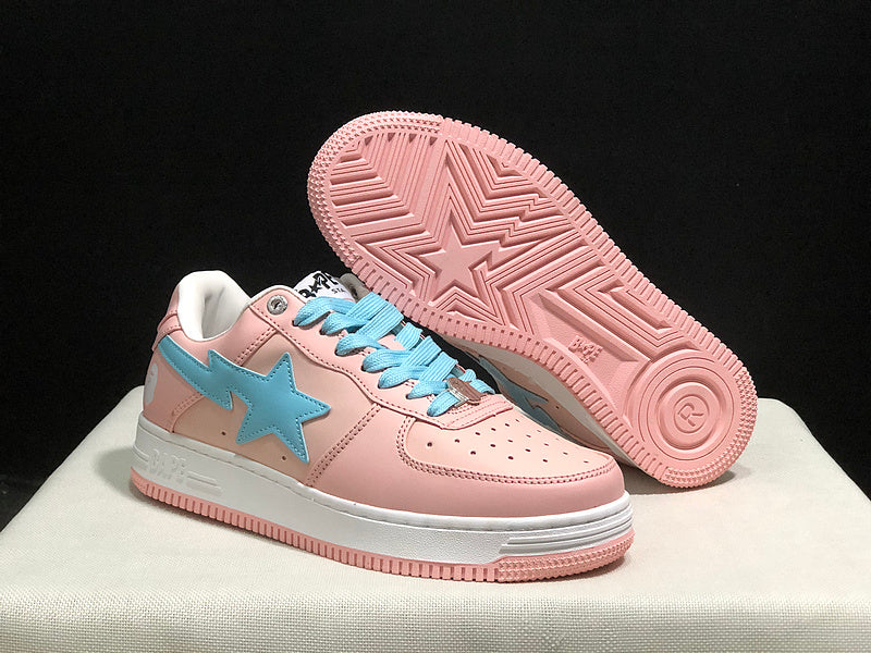 BAPE STA Low 'Triple White' Sneakers
