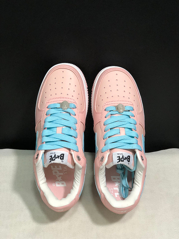 BAPE STA Low 'Triple White' Sneakers