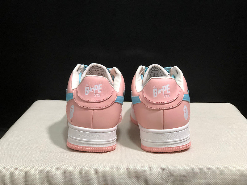 BAPE STA Low 'Triple White' Sneakers