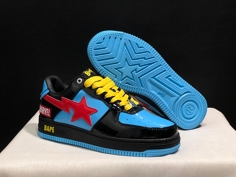 BAPE STA Low 'Triple Black' Sneakers
