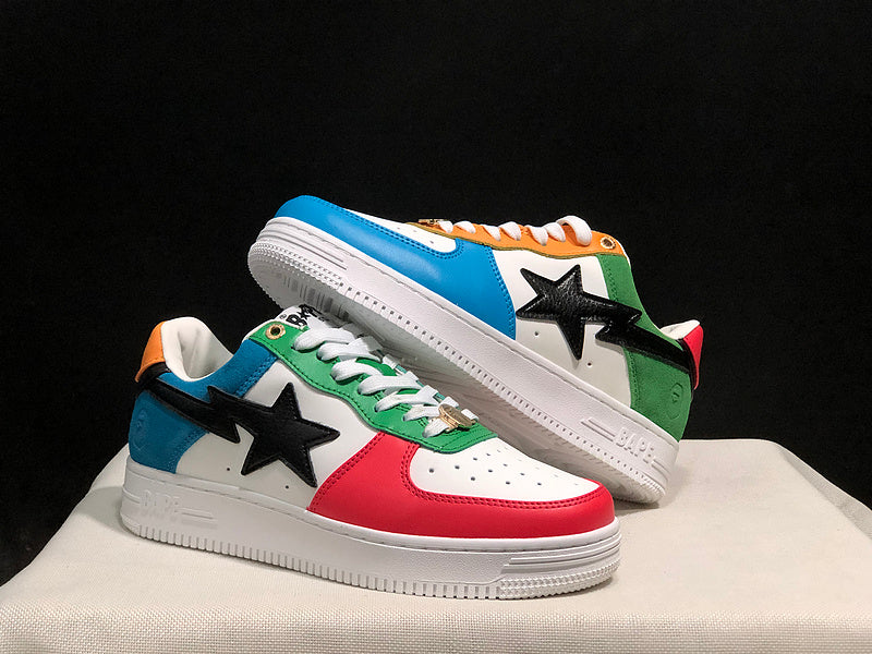 BAPE STA Low 'Triple Black' Sneakers