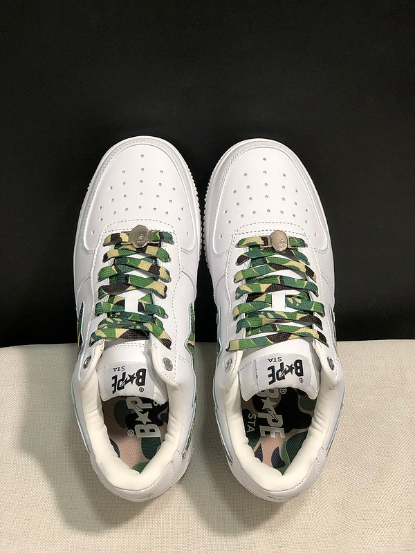 BAPE x Adidas Samba – Glacier White Star Edition