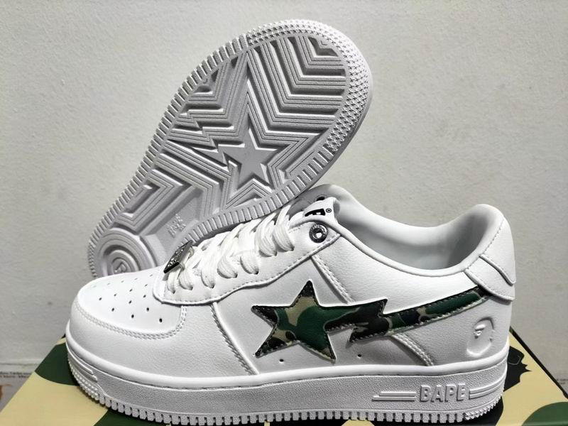 BAPE Bapesta Wheat Suede Star Low — Timeless Investment