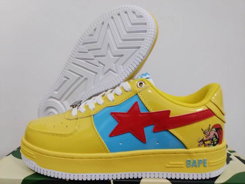 BAPE Bapesta Wheat Suede Star Low