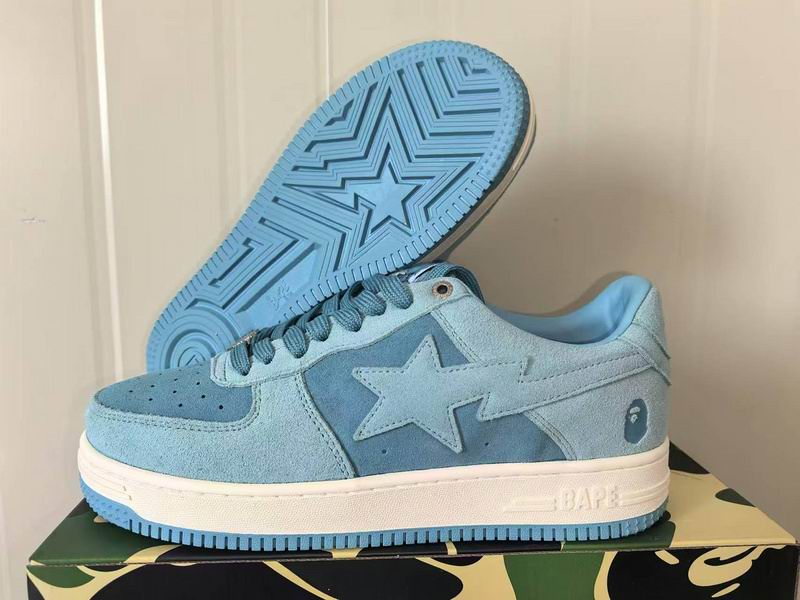 BAPE Bapesta Wheat Suede Star Low — Season Essential