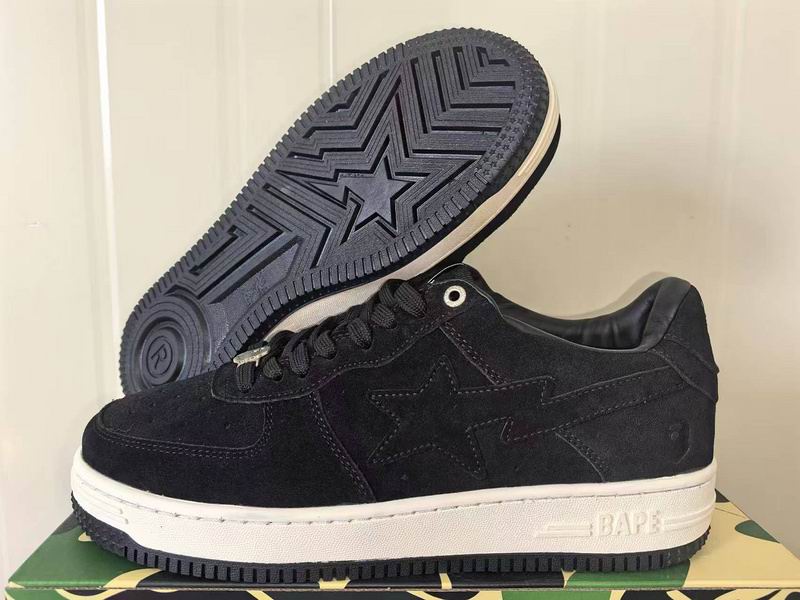 BAPE Bapesta Wheat Suede Star Low — Season Essential