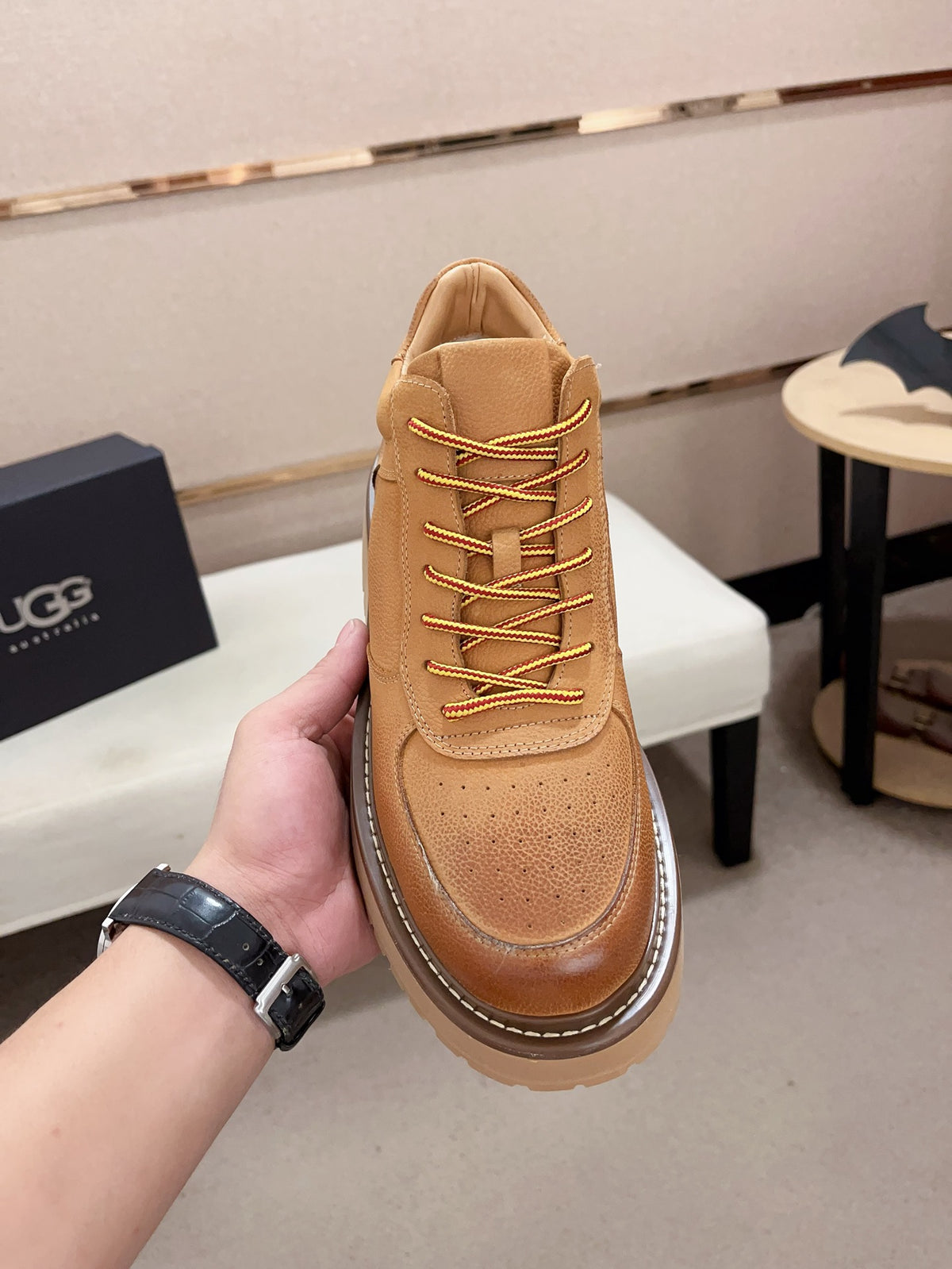 UGG Low-Top Leather Sneaker — Some Sneakers Age Out. This One Ages In.