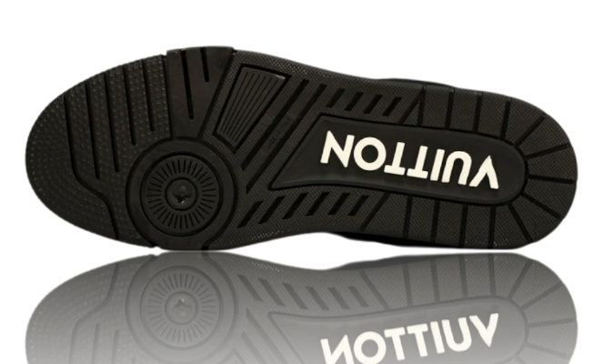 Louis Vuitton Trainer 'Black Embossed Monogram' (Women's)