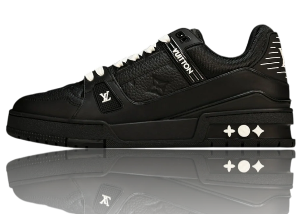 Louis Vuitton Trainer 'Black Embossed Monogram' (Women's)