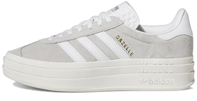 adidas Women's Gazelle Bold 'Grey White' HQ6893