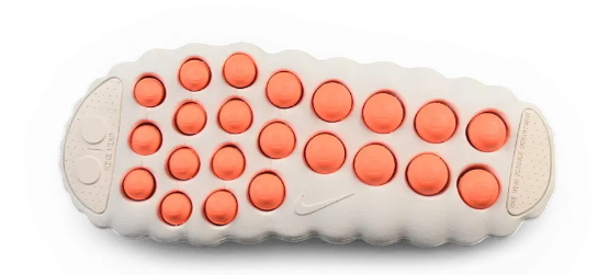 Nike Mind 001 Slide 'Light Bone/Hyper Crimson/Buff/Chrome'