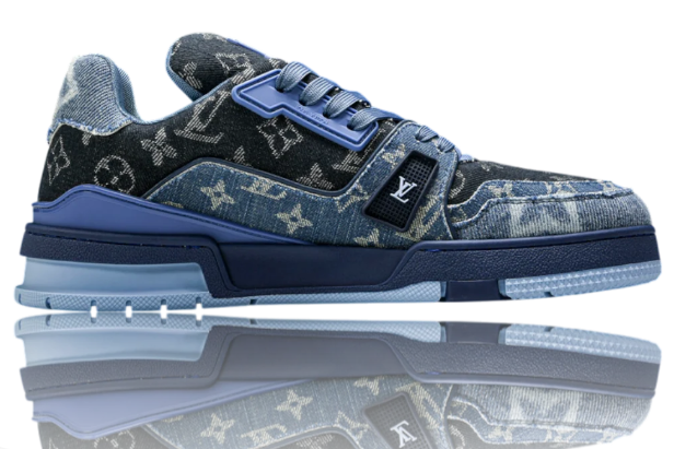 Nike Trainer Low 'Monogram Denim Blue'