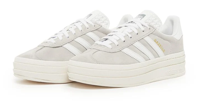 adidas Women's Gazelle Bold 'Grey White' HQ6893