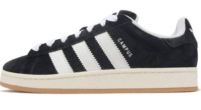 adidas Campus 00s 'Core Black/White/Gum' HQ8708